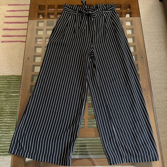 Who What Wear Pants - Who What Wear Black and White Striped Trousers